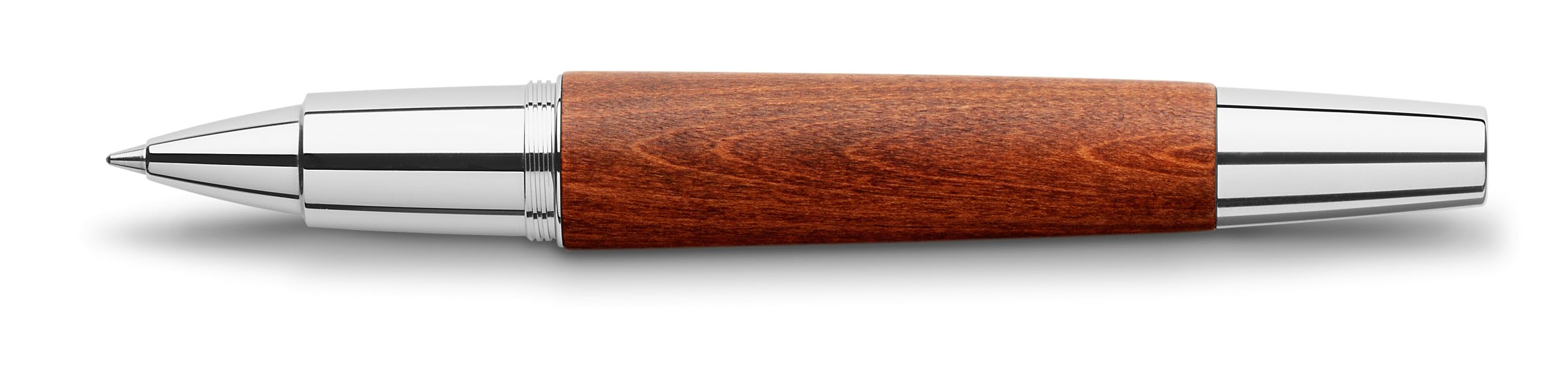 Faber-Castell Emotion Premium Brown Wood Rollerball Pen - Smooth Writing Luxury Pen for Office, Business Gifts & Everyday Use