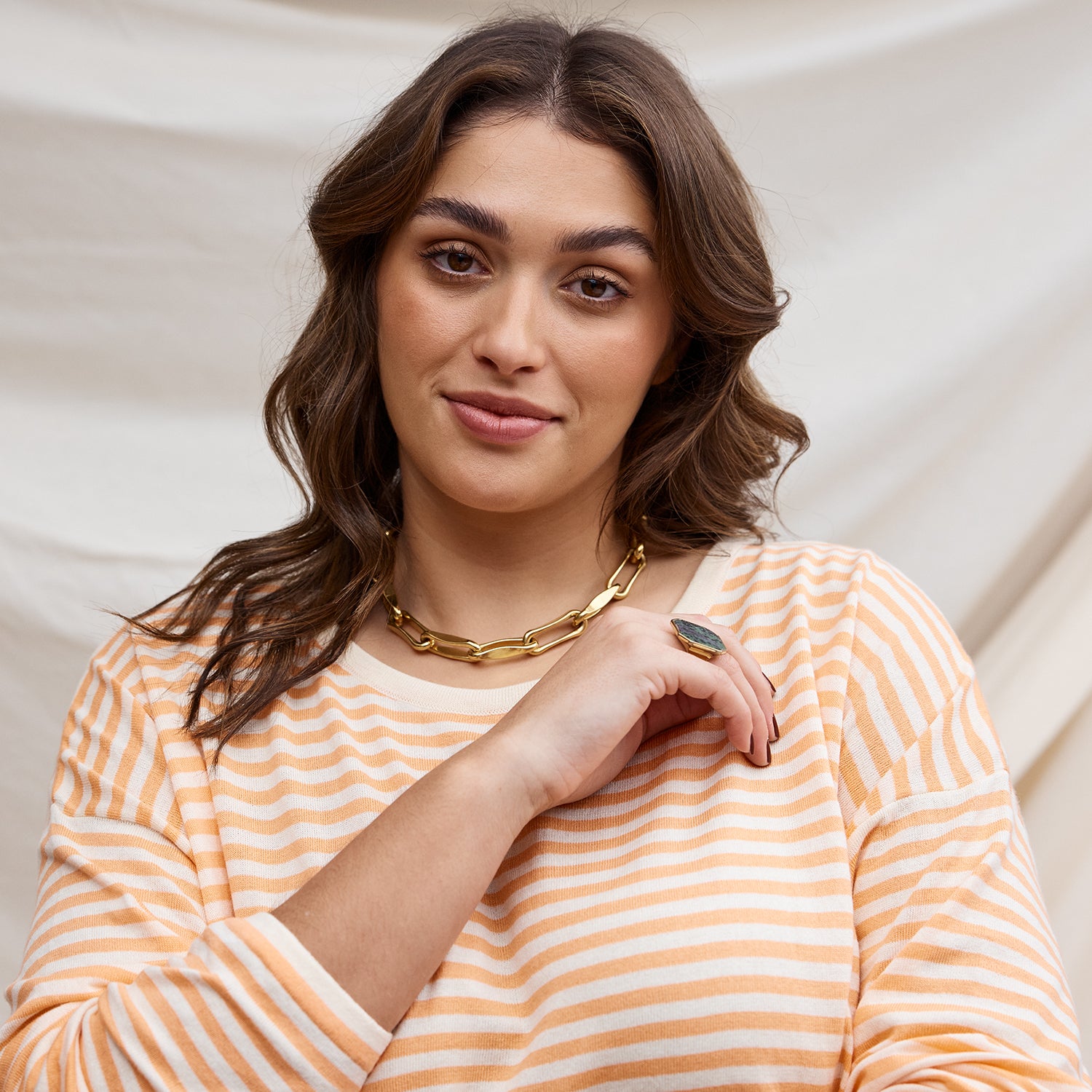 Kaeya Women's Knit Top - Soft Breathable Casual T-Shirt for Summer | Desert Beige | Perfect for Daily Wear, Office & Weekend Outings