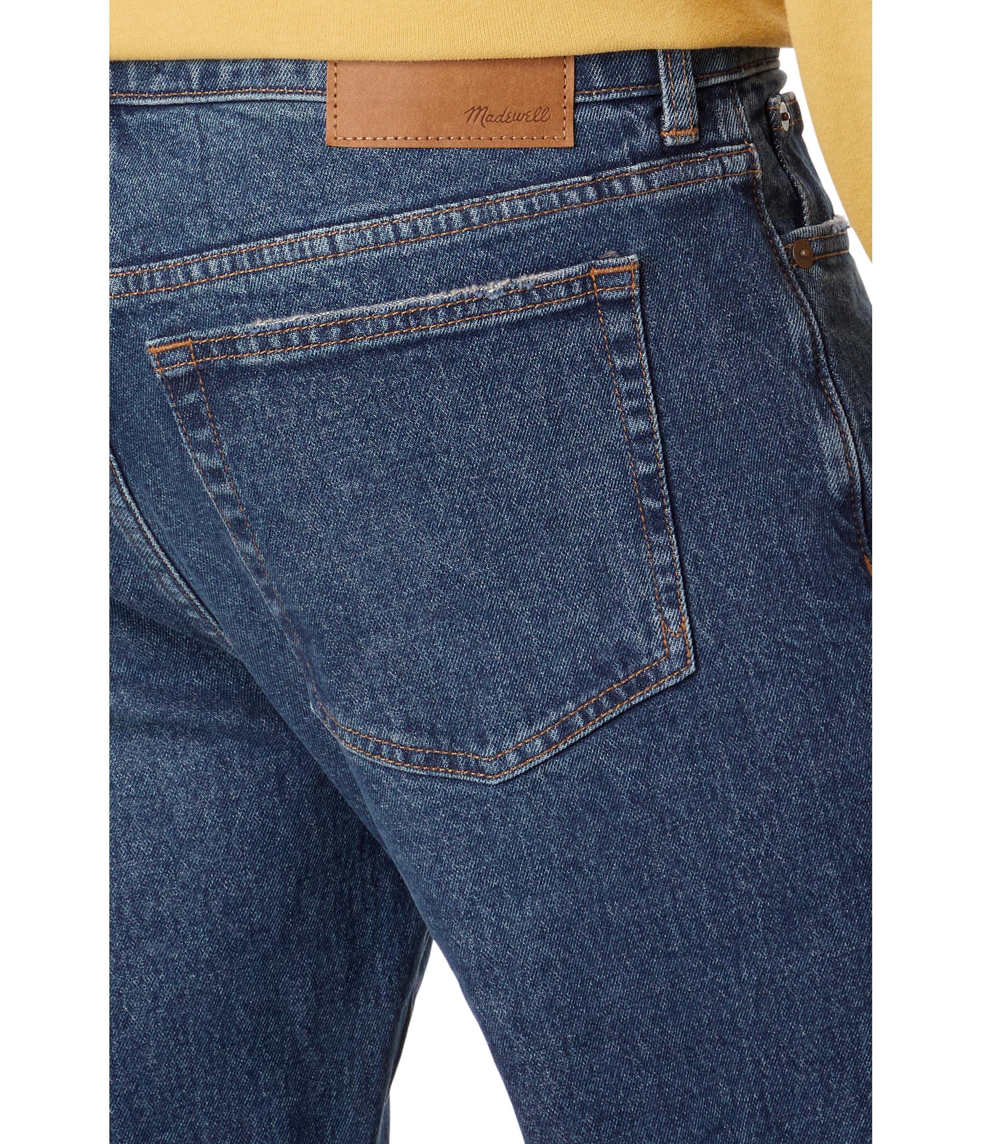 Madewell 1991 Straight Jeans in Cambridge Wash - Classic High-Rise Denim Pants for Women | Perfect for Casual Outfits, Workwear & Everyday Comfort