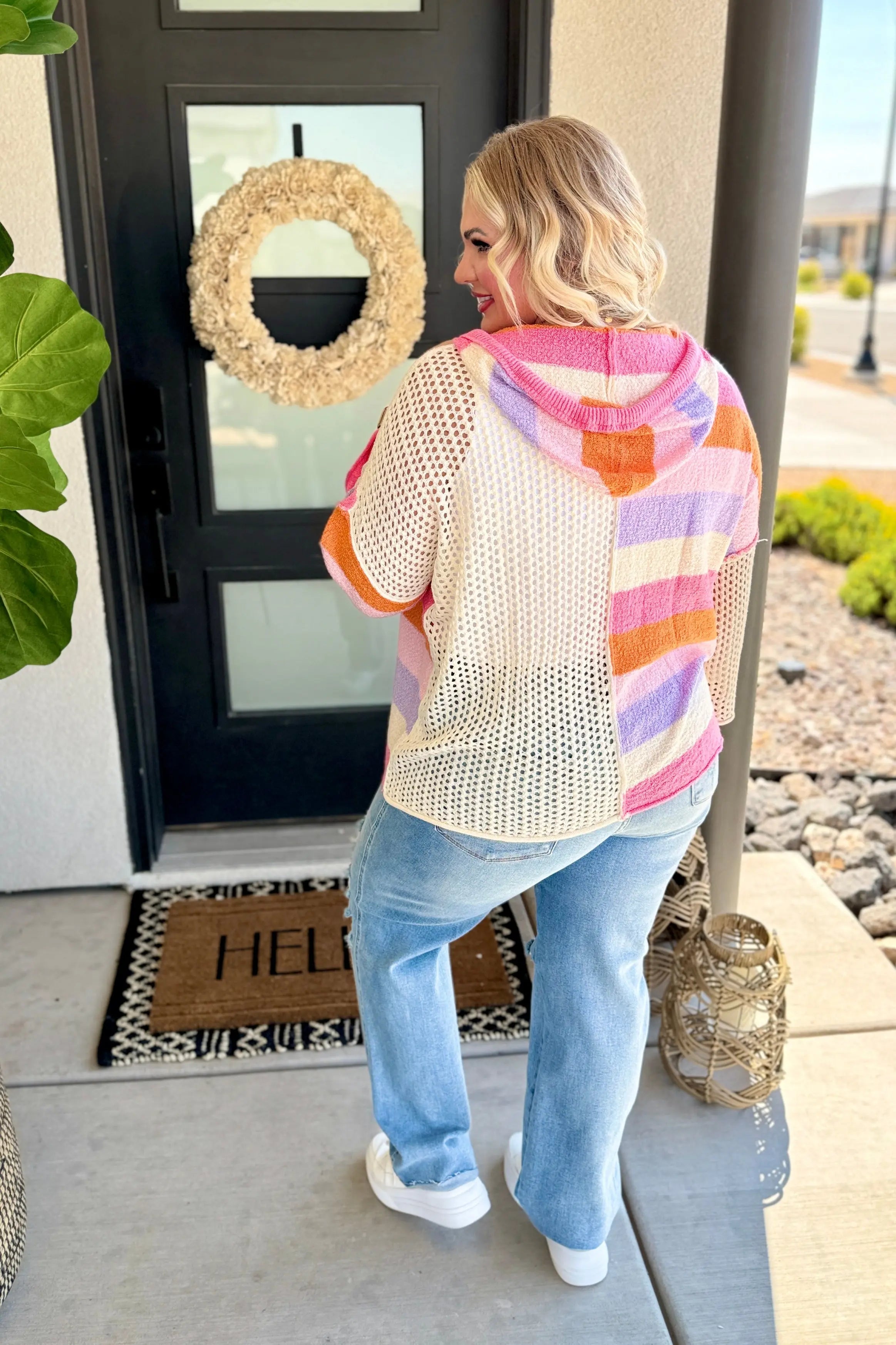 PREORDER: Dahlia Hooded Sweater for Women - Cozy Knit Pullover in 2 Colors (Black & Cream) - Perfect for Fall Layering & Casual Outfits