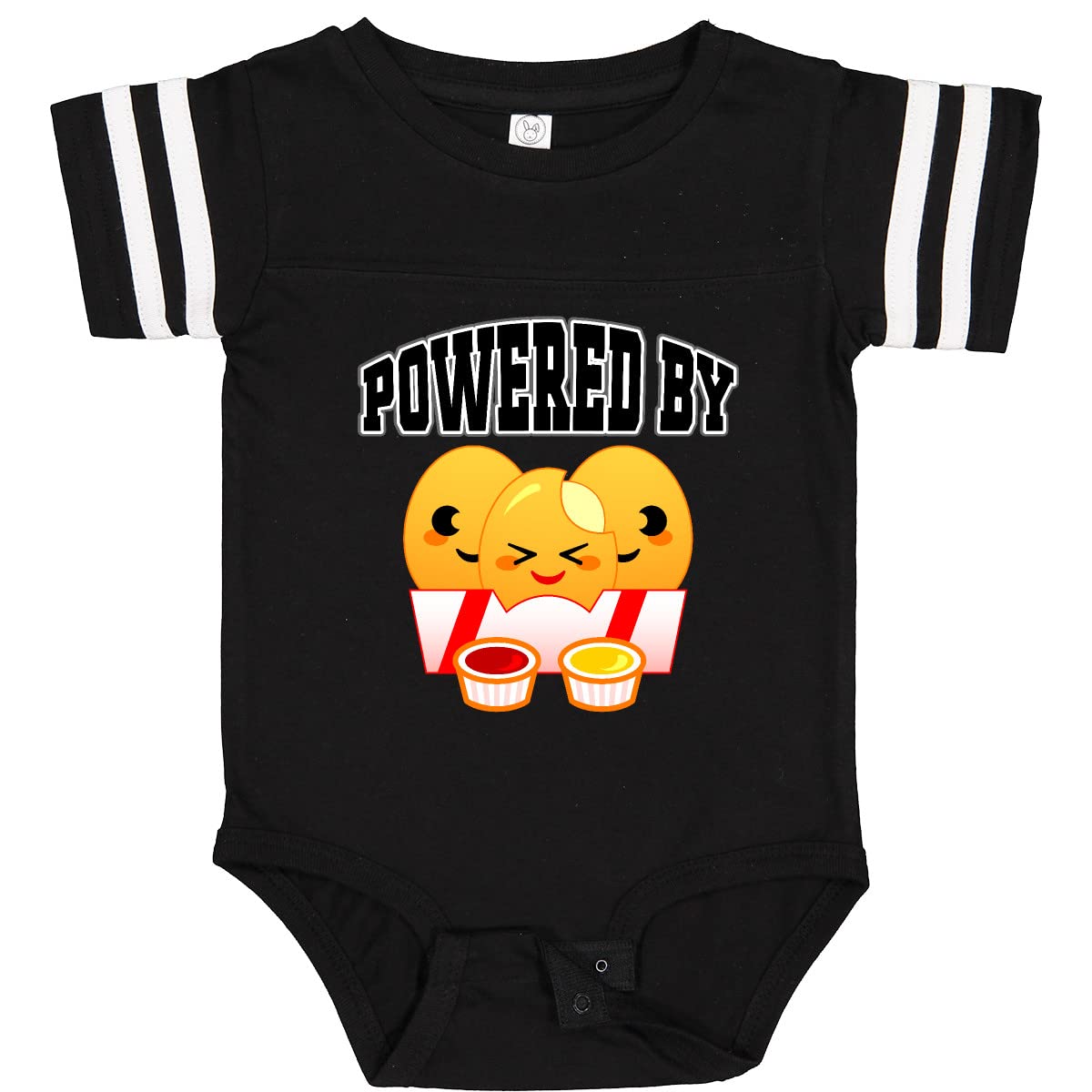 Inktastic Funny Chicken Nuggets Baby Bodysuit - Cute & Comfortable Infant Onesie for Boys & Girls - Perfect for Playtime, Daycare & Family Photos