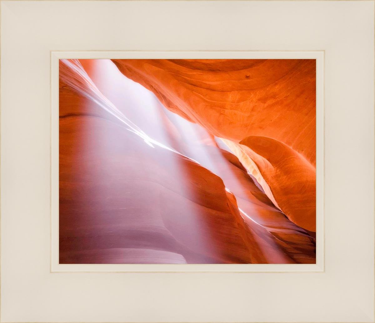 Stunning Antelope Canyon Light Shafts Photography - Natural Sunbeams in Slot Canyon - Perfect for Wall Art, Travel Inspiration & Desert Landscape Decor