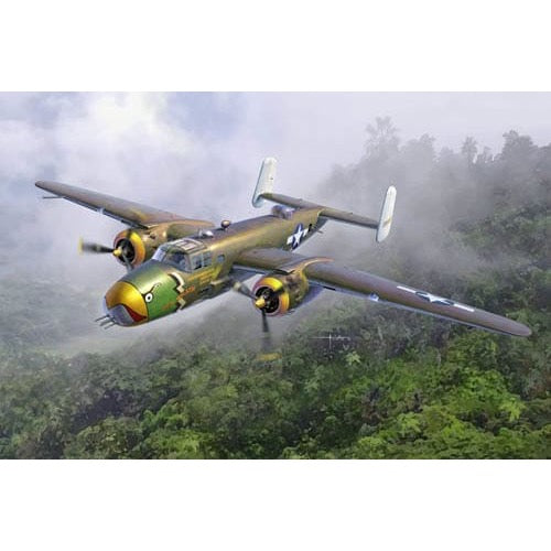 1/48 Scale USAAF B-25D Mitchell Bomber Model Kit - Pacific Theatre WWII Aircraft for Collectors & Hobbyists | Perfect for Display, Dioramas & Aviation Enthusiasts