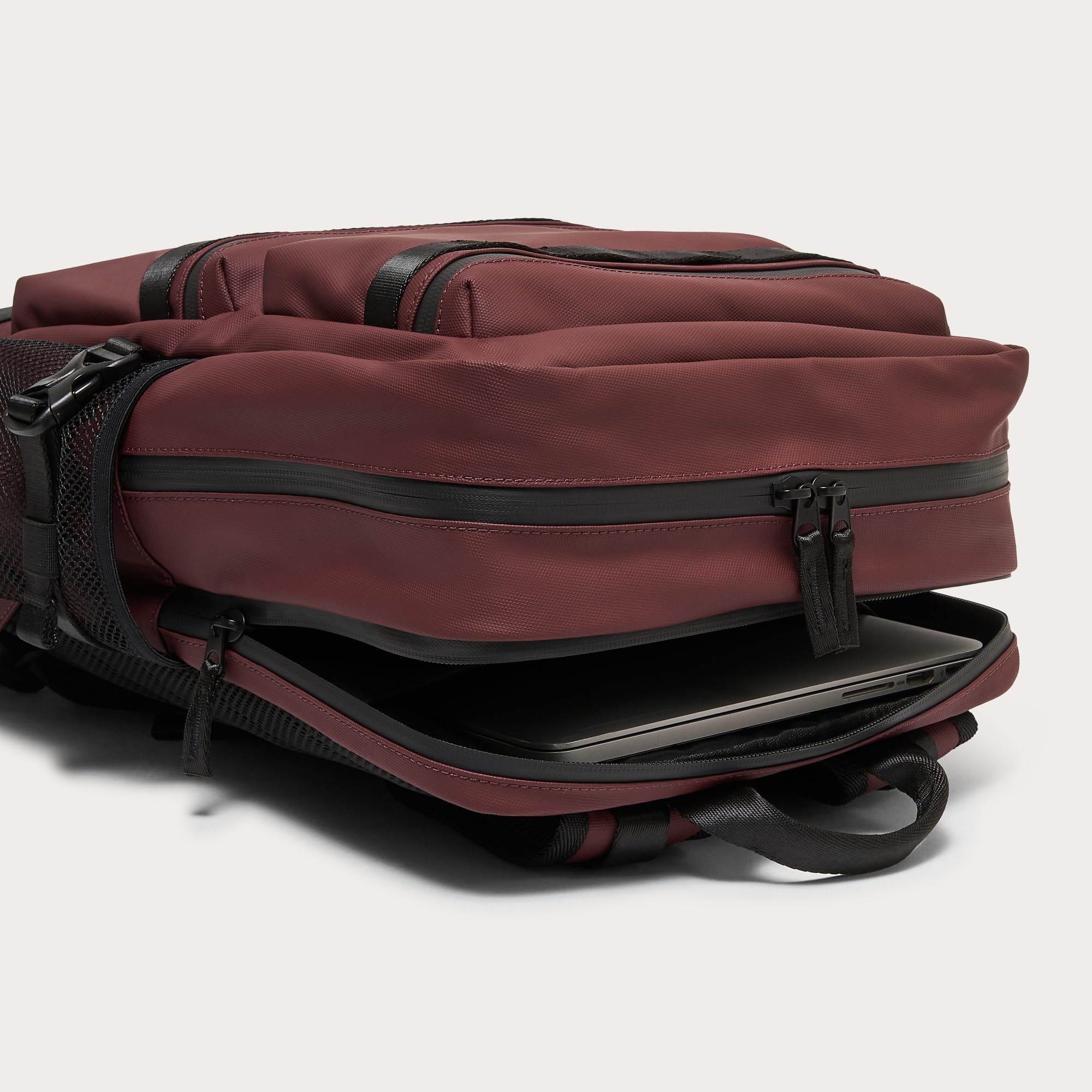 Rover Laptop Backpack for Men & Women - Waterproof 15.6 Inch Laptop Bag with USB Charging Port - Durable Travel Backpack for Work, School & College (Grenache Red)