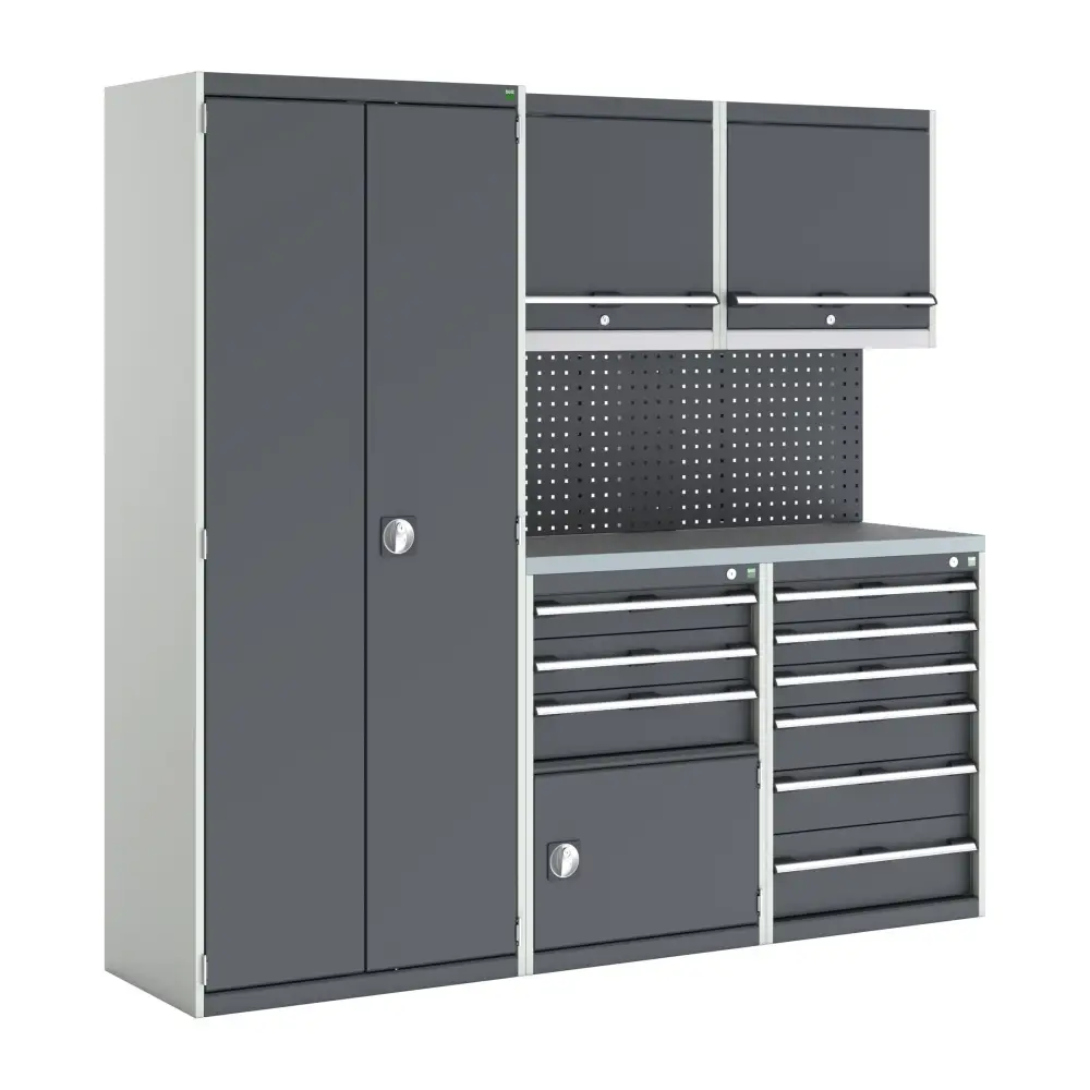 Cubio Modular Workshops - Customizable DIY Workshop Kits for Home & Garage Organization | Perfect for Woodworking, Crafting, and DIY Projects