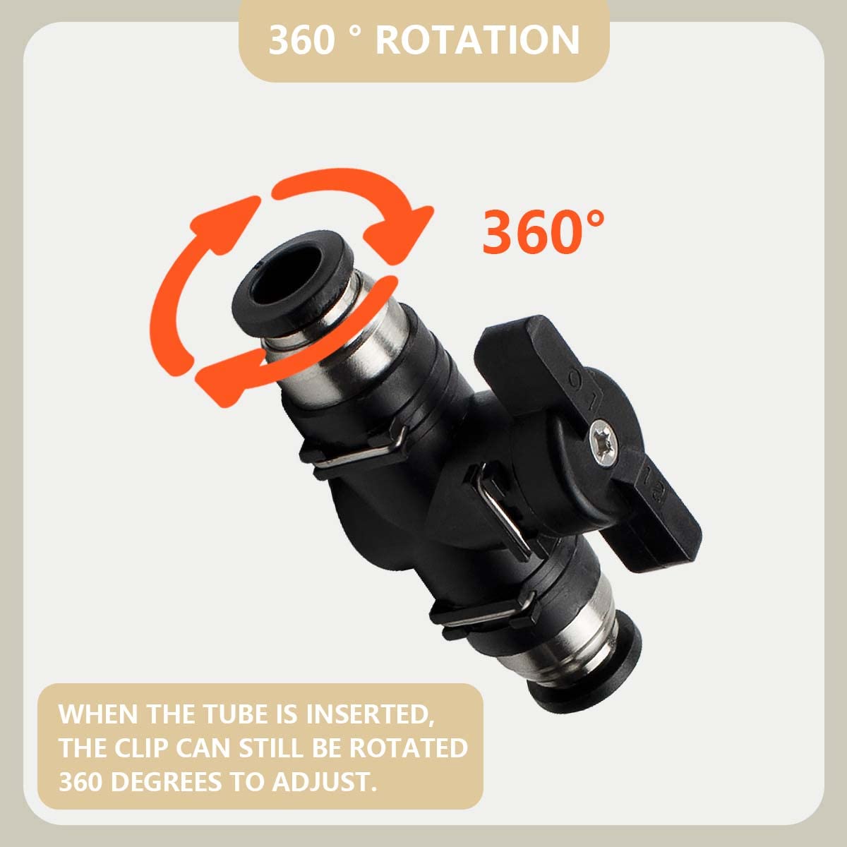 3 Pcs 4mm Pneumatic Ball Valve Push to Connect Fittings - BUC Air Flow Control Valve with Straight Quick Connect for Air Hose - Ideal for Compressed Air Systems, DIY Projects, and Industrial Automation