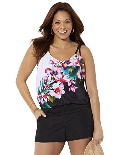 Engineered Floral, Black