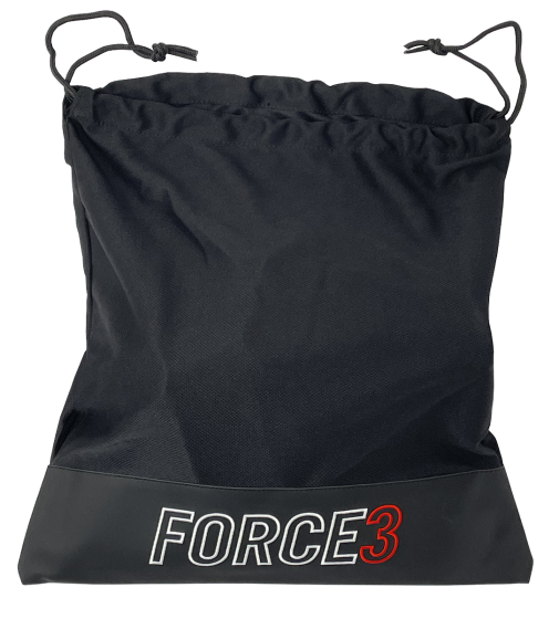 FORCE3 Mesh Mask & Helmet Carrying Bag - Durable Storage for Baseball, Football, Lacrosse Gear - Perfect for Sports Practice & Travel