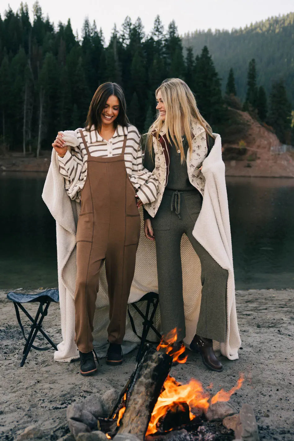 Kestrel Knit Overalls for Women - Mocha Brown Jumpsuit Romper with Pockets | Cozy & Stylish Casual Wear for Outings, Dates, and Weekend Outings