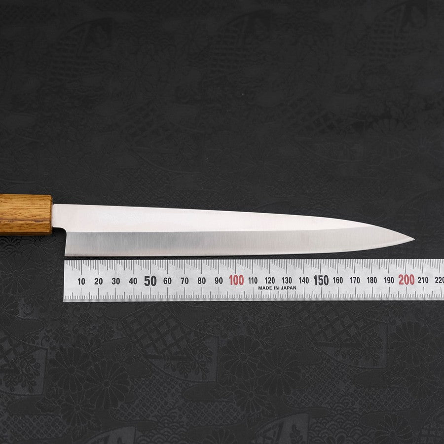 Premium Yanagiba Sushi Knife 210mm - AUS 8 Stainless Steel with Polished Yaki Urushi Handle - Perfect for Sushi Chefs & Japanese Cuisine Preparation