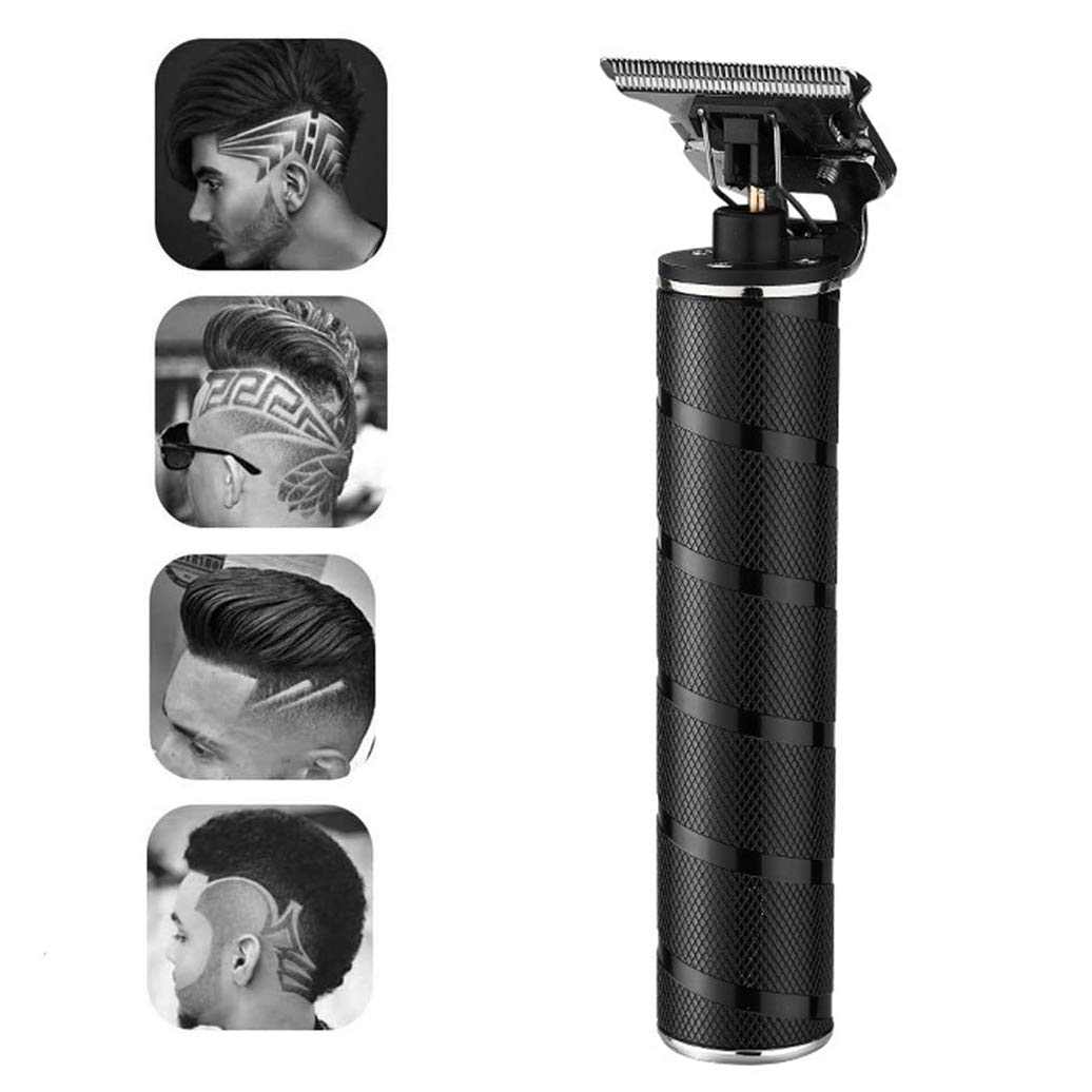 Rheoss Electric Pro Clippers - Professional Barber Grooming Kit, Rechargeable Cordless Hair Trimmer for Men & Women - Precision Cutting for Beard, Mustache & Head Hair (Black) | Perfect for Home Use & Salon Styling