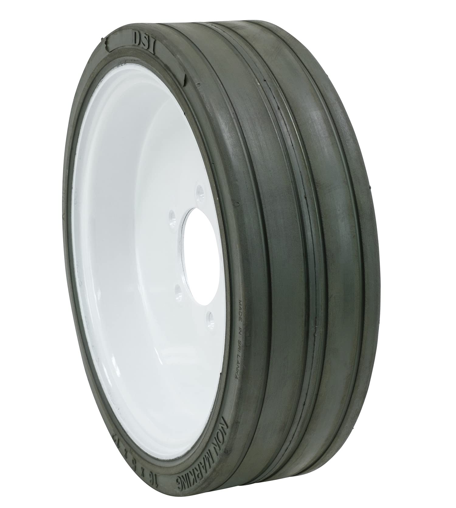 Mytee Products SkyJack 16x5x12 Scissor Lift Tires - Non-Marking Wheel Assembly for SJIII Models (SJIII3220, SJIII3226, SJIII4620, SJIII4626, SJIII4632) - Ideal for Warehouse Equipment, Construction Lifts, and Industrial Maintenance