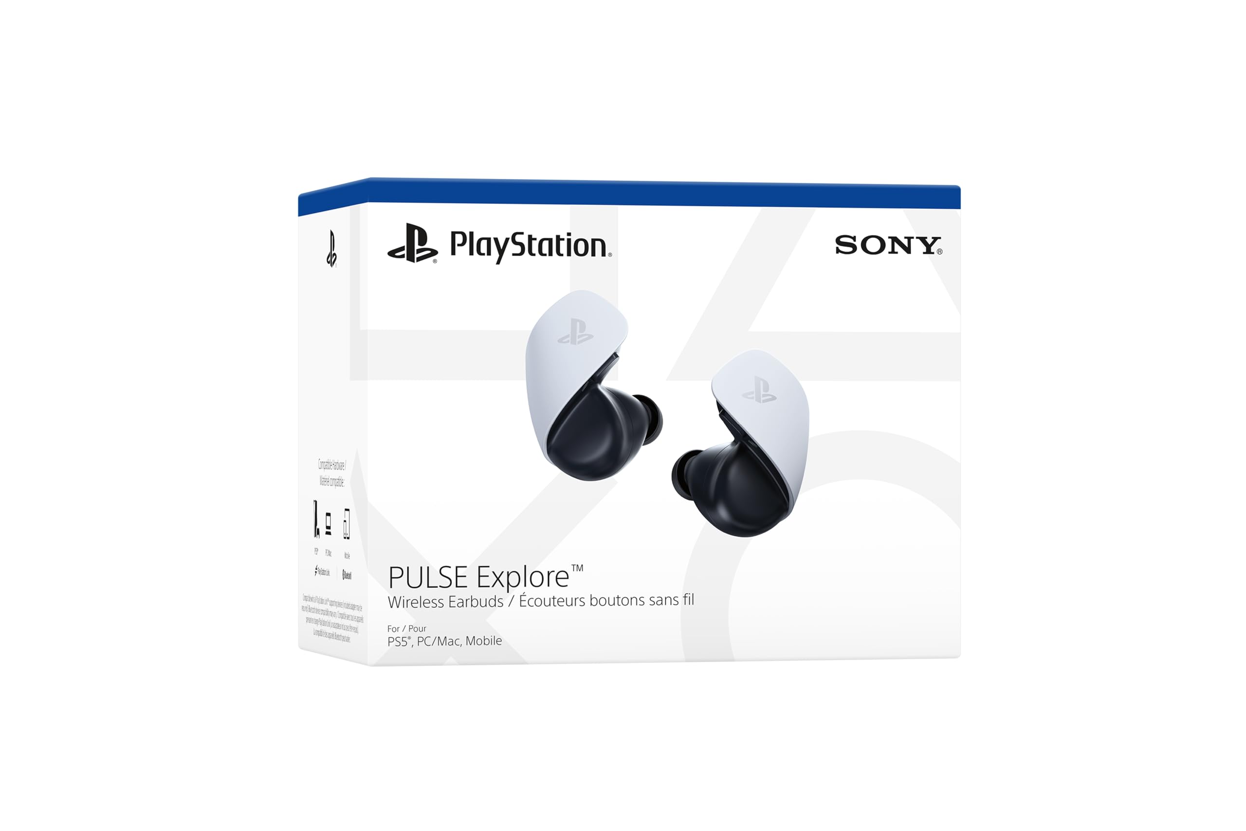 Renewed PlayStation PULSE Explore Wireless Earbuds - Noise Cancelling Bluetooth Earbuds for Gaming & Music - Perfect for PS5, PC & Mobile Gaming On-The-Go