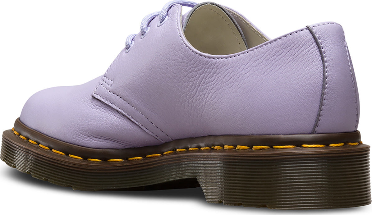 Dr. Martens 1461 Virginia Women's Leather Shoes - Classic 3-Eye Lace-Up Boots for Women | Perfect for Work, Casual Outfits & Street Style Fashion