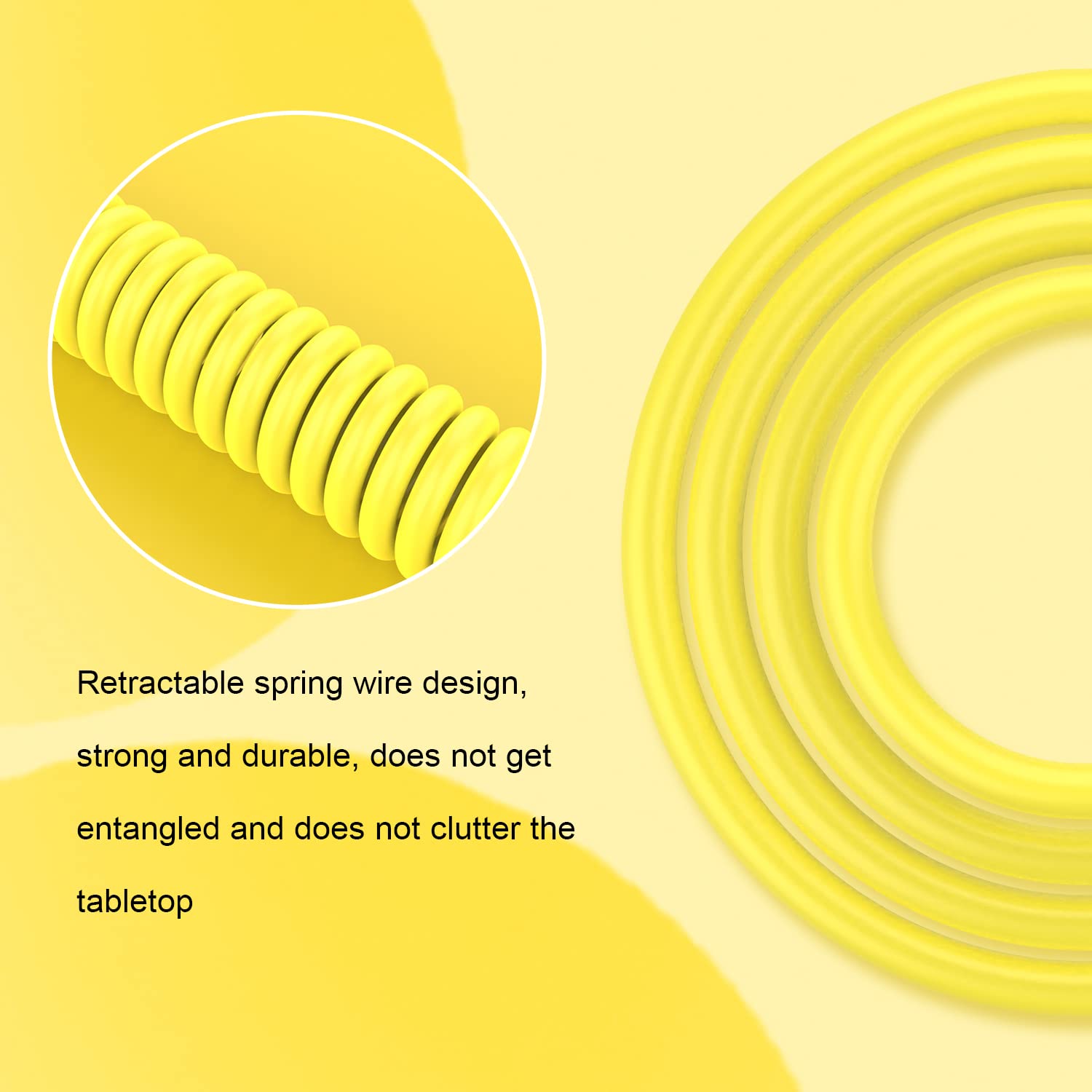 Custom Coiled USB-C Keyboard Cable - Gold Aviator Connector for Gaming & Office
