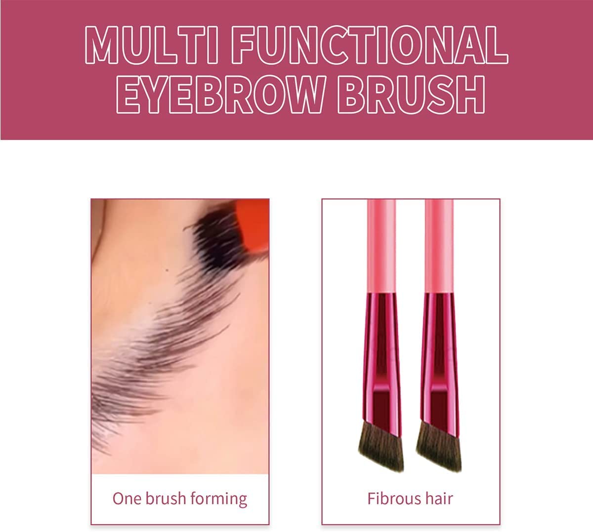 4D Hair Stroke Brow Stamp Brush - Ultra-Thin Eyebrow Brush for Realistic Microblading Effect, Multi-Function Brow Stamp Kit with Dark Brown Pigment | Perfect for Eyebrow Makeup, Microblading Practice & DIY Beauty