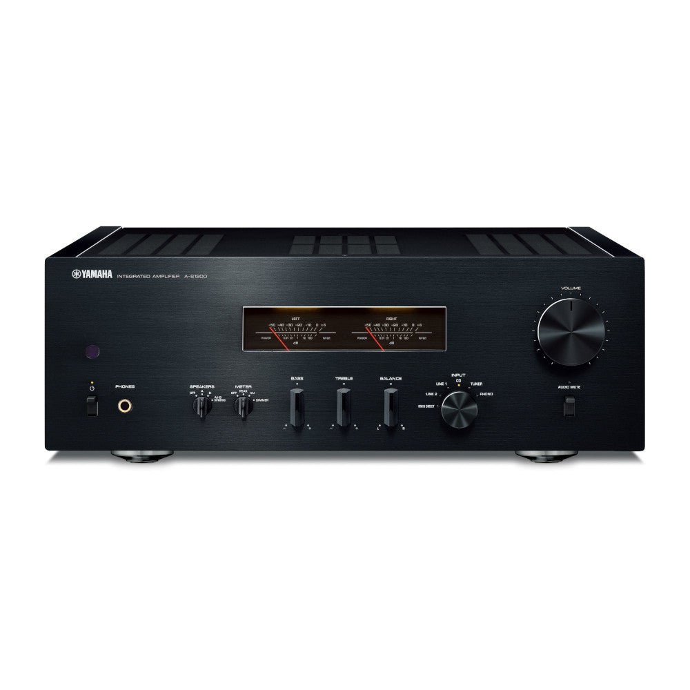 Yamaha A-S1200 Integrated Stereo Amplifier - High-Fidelity Audio for Home Theater & Music Listening