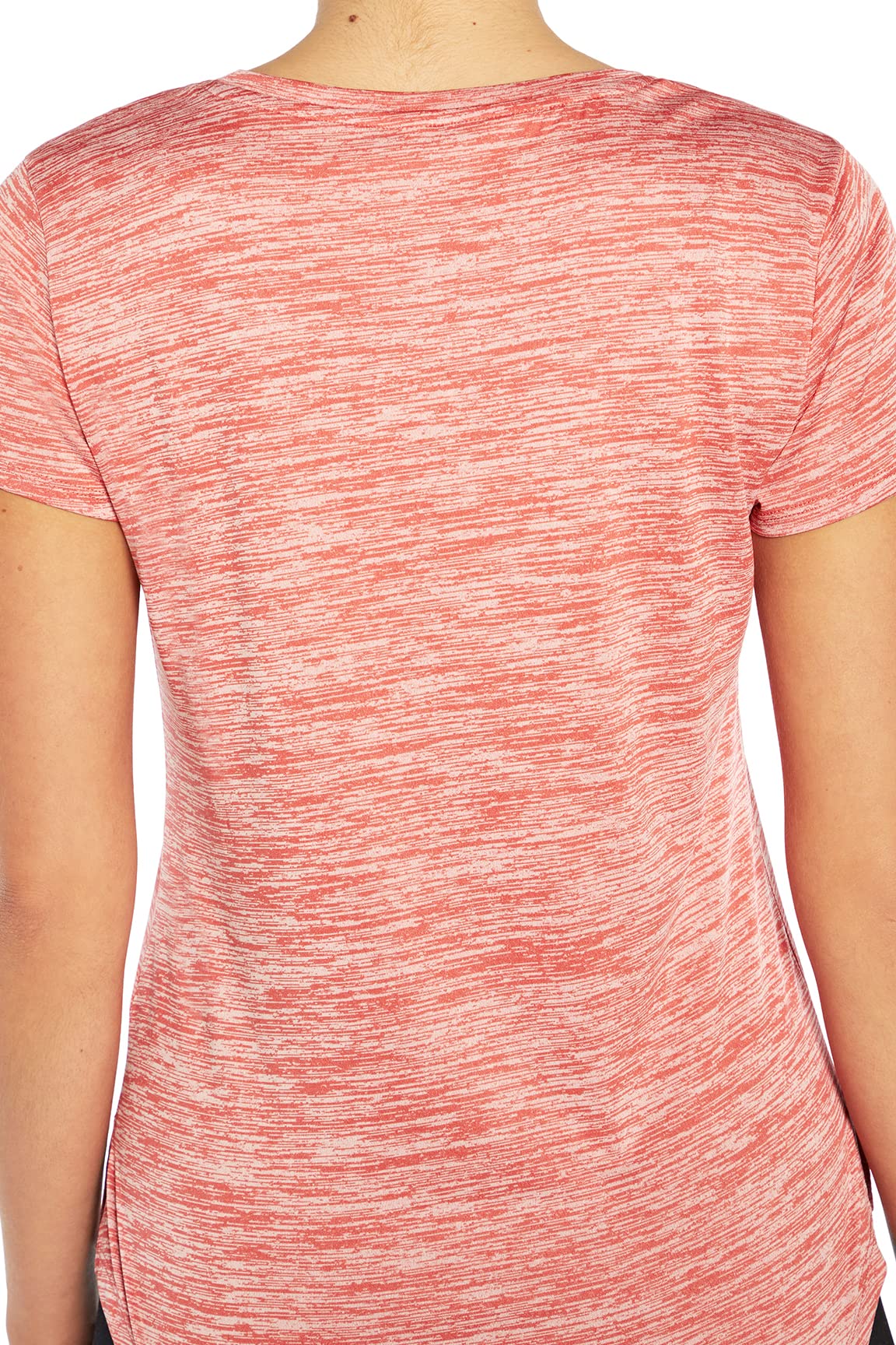 Bally Total Fitness Women's Matilda Short Sleeve Workout T-Shirt - Moisture Wicking & Breathable for Yoga, Gym & Running