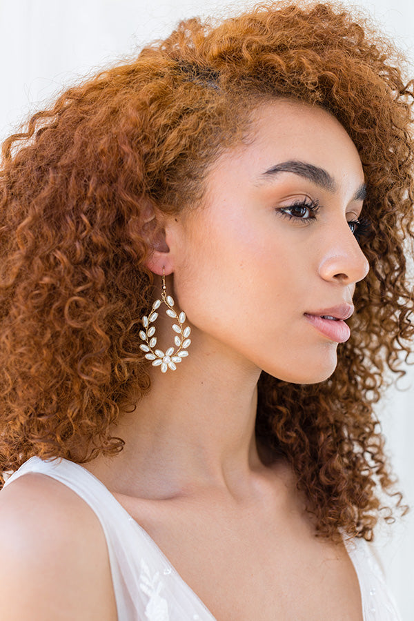 Elegant ESTELLE EARRINGS - Dainty Gold Hoop Earrings for Women, Trendy Minimalist Jewelry Gift for Her | Perfect for Date Night, Office Wear & Special Occasions