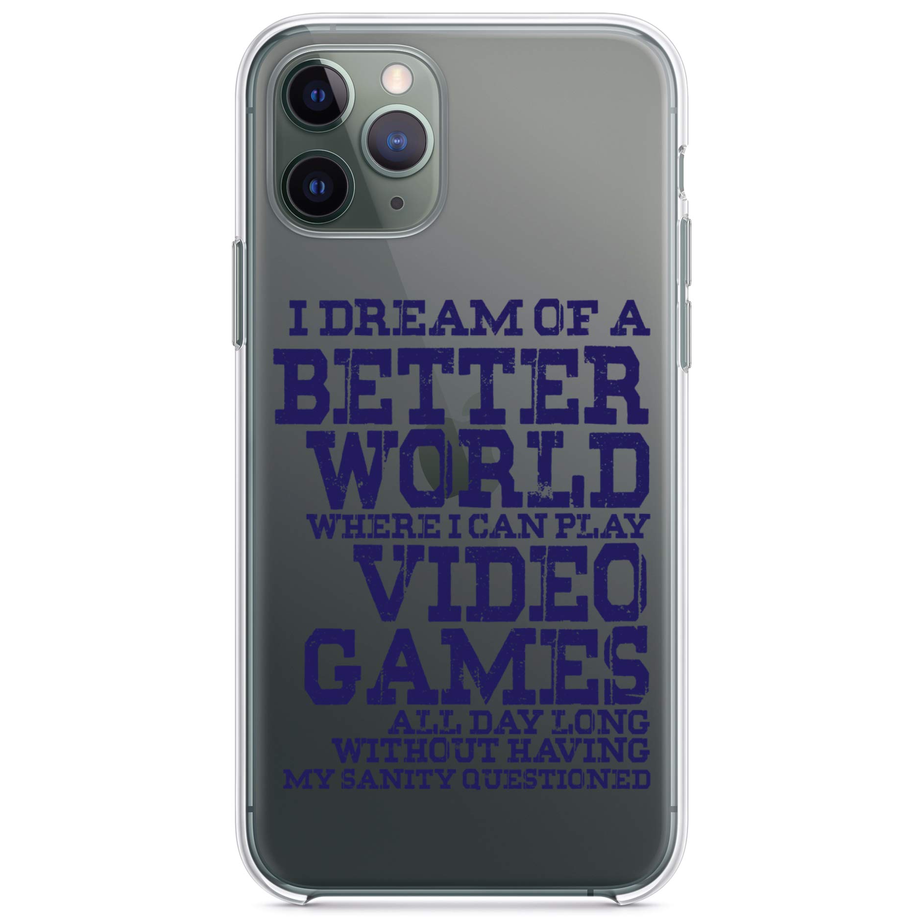 Premium Clear Shockproof Hybrid Case for iPhone 13 (6.1 Inch) - TPU Bumper & Acrylic Back with Tempered Glass Screen Protector - Slim Protective Phone Cover for Gaming, Work & Daily Use