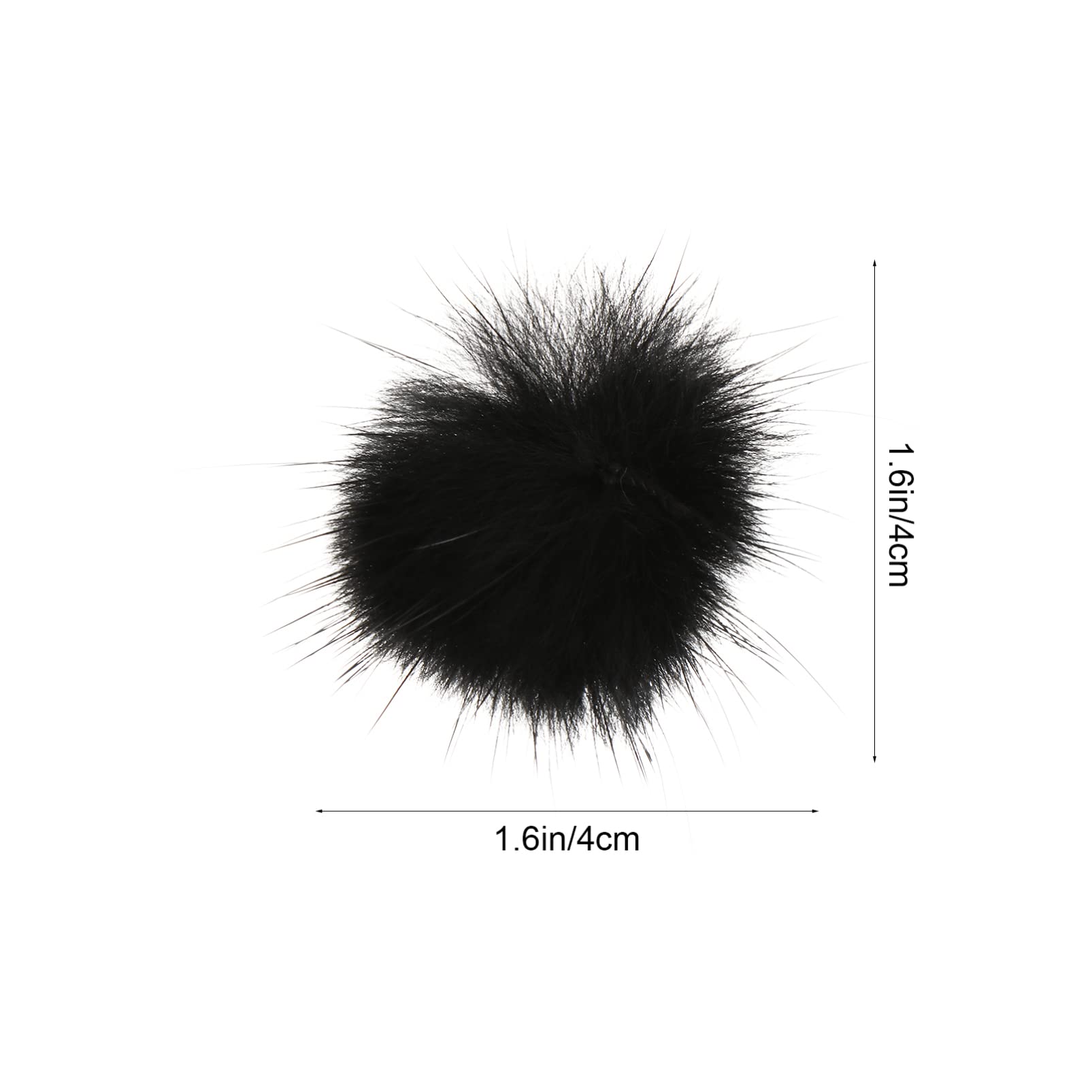 6PCS DIY Fluffy Nail Pom Poms - 3D Winter Nail Art Decorations for Manicure, Hats & Crafts | Uonlytech Nail Accessories for Party, Wedding & Holiday Nail Designs