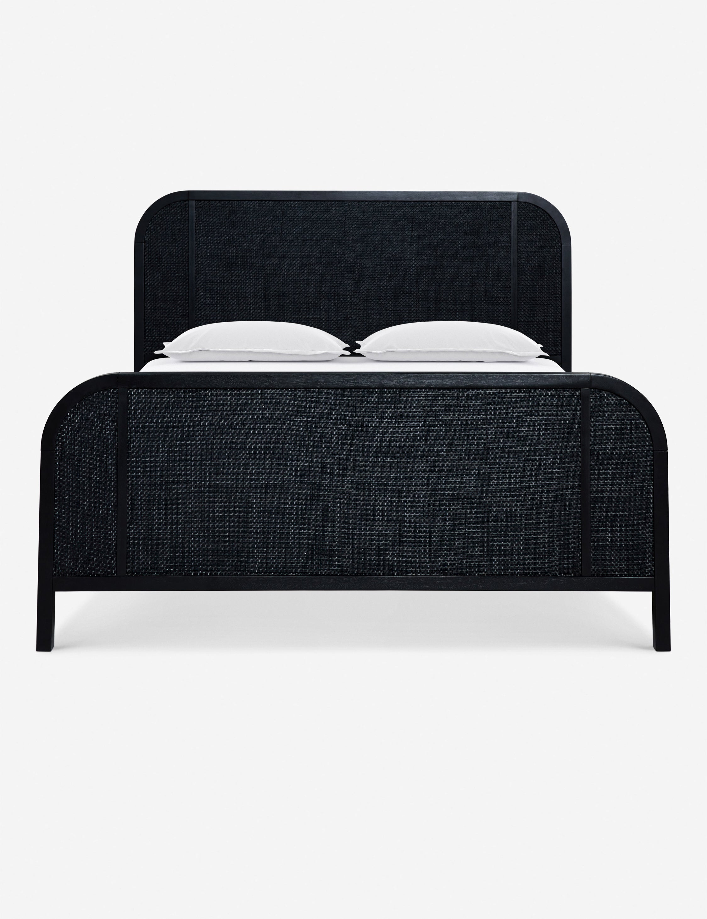 Stylish Brooke Platform Bed Frame - Queen Size Modern Wooden Bed with Storage & Headboard - Perfect for Small Bedrooms, Guest Rooms & Minimalist Home Decor