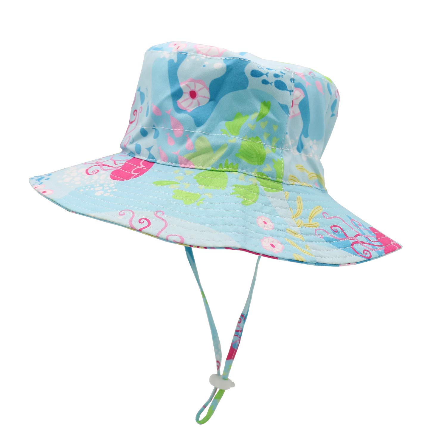 Sarfel UPF 50+ Baby Sun Hat for Toddlers - Boys & Girls Summer Bucket Hat with Wide Brim, UV Protection for Beach, Pool & Outdoor Activities