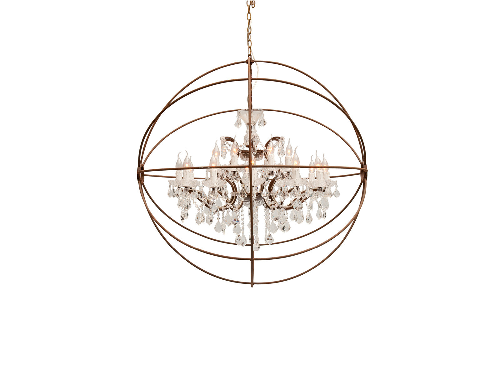 Elegant Gyro Crystal Chandelier - Modern Luxury Ceiling Light Fixture for Dining Room, Living Room & Bedroom Decor