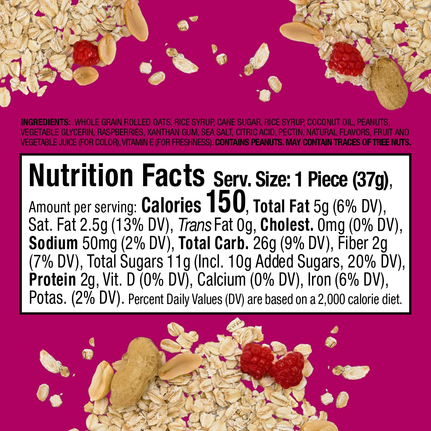 Bobo's Oat Stuff'd Bites - Peanut Butter & Jelly, 1.3 oz (30 Pack Box) | Gluten Free Whole Grain Vegan Snacks | Healthy On-The-Go Breakfast, School Lunch & Travel Snacks
