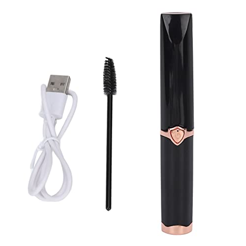 2 in 1 Heated Eyelash Curler with 3 Adjustable Temperature Settings - Rechargeable Lash Curling Tool for Long Lasting Curls | Perfect for Home Use, Travel & Professional Makeup