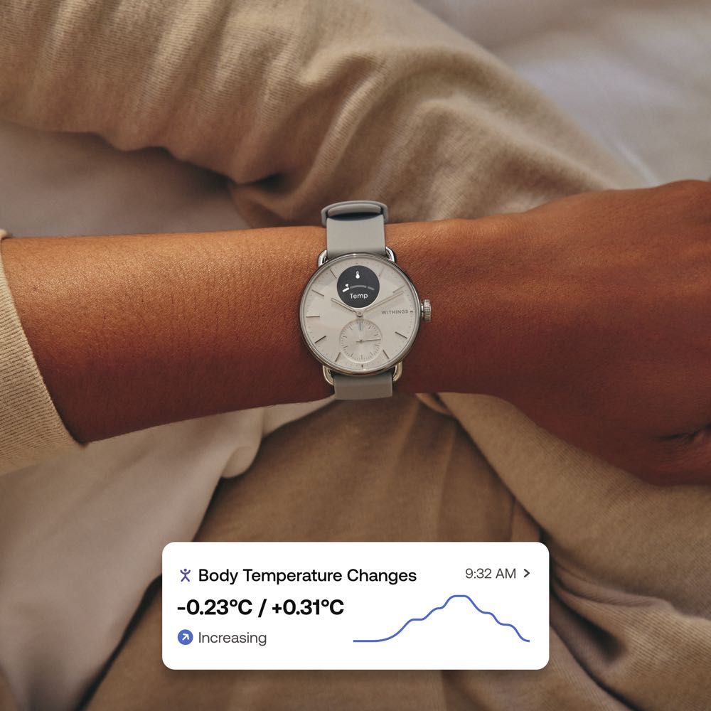 Withings ScanWatch 2 (38mm) - Premium Hybrid Smartwatch with ECG, SpO2 & Sleep Tracking - Perfect for Fitness Enthusiasts & Health Monitoring