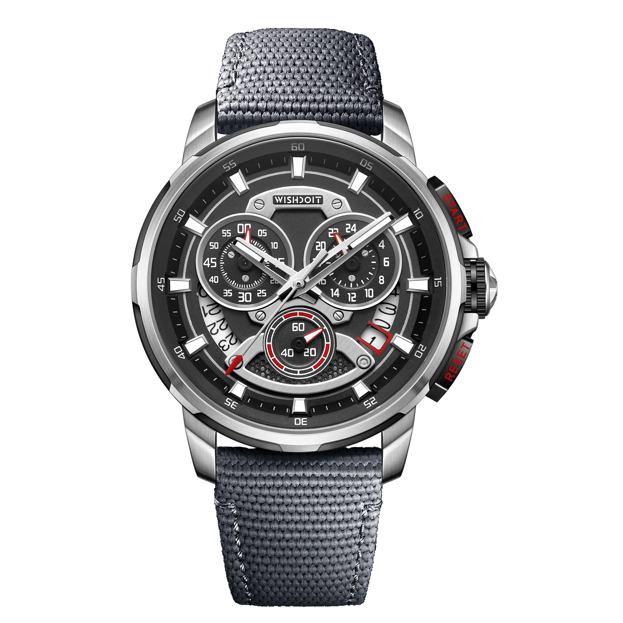 RACING GT40 Men's Chronograph Watch with Central Chronograph Hand - Perfect for Motorsports Enthusiasts & Racing Events