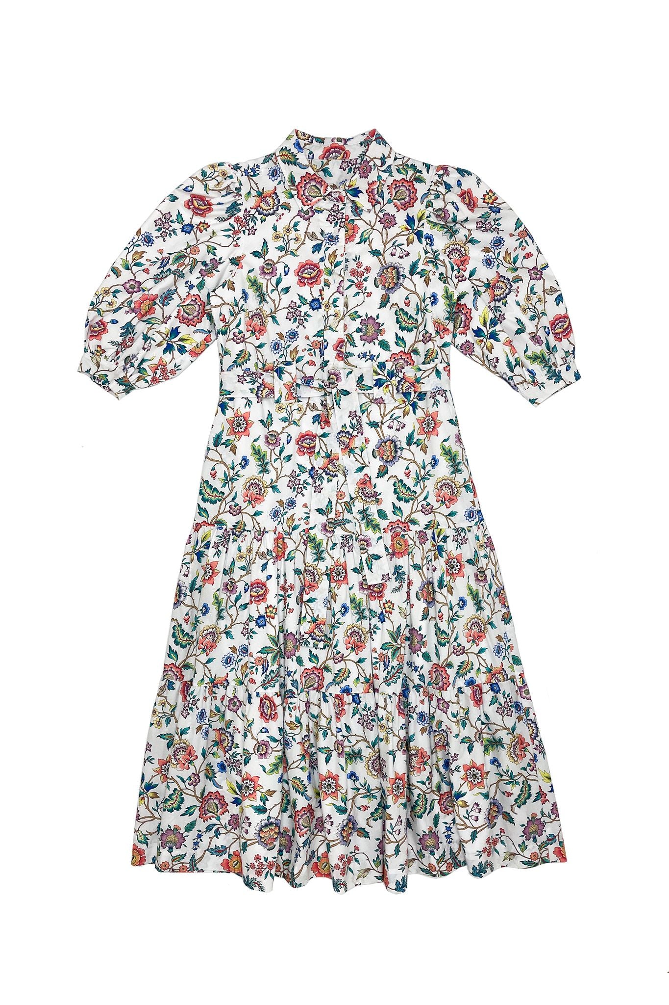 Zaikamoya Floral Print Dress for Women - Elegant Scarlett Flower Design, Summer Casual & Party Wear - Perfect for Weddings, Dates, and Office Outfits