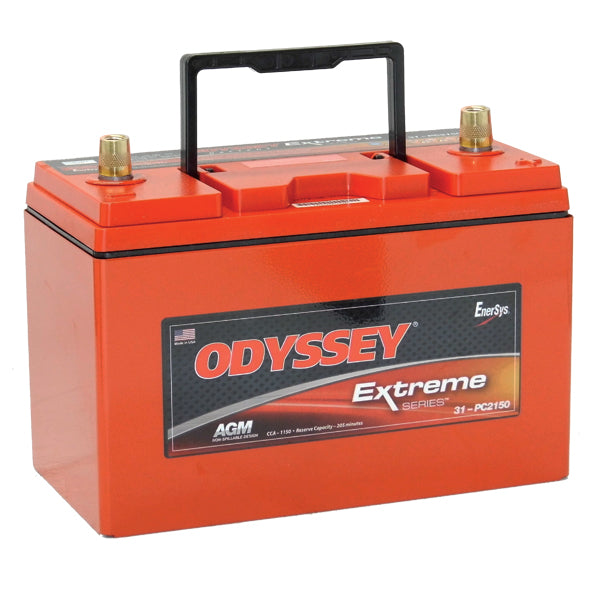 Odyssey PC2150 Deep Cycle & Starting Battery - High Performance Marine, RV, and Solar Power Battery for Reliable Starting and Deep Cycling