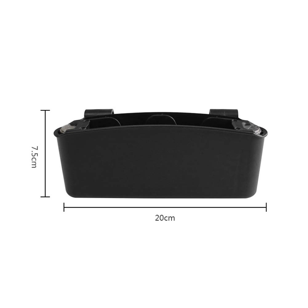 Car Door Side Hanging Trash Bin - Plastic Car Organizer with Phone Holder & Storage Box - Perfect for Road Trips, Commuting & Keeping Your Vehicle Clean