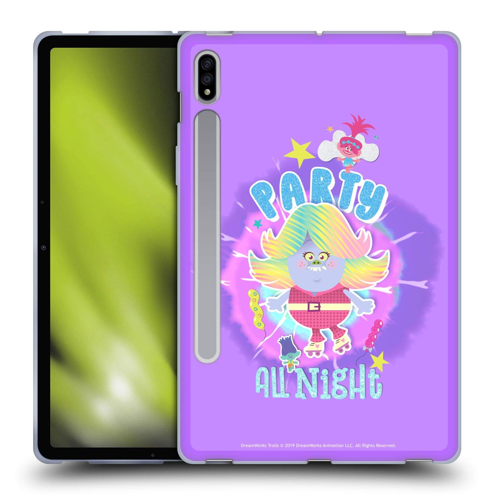 Head Case Designs Trolls Bridget Soft Gel Case for Samsung Galaxy Tab S7 5G – Officially Licensed, Durable Protection for Kids & Travel