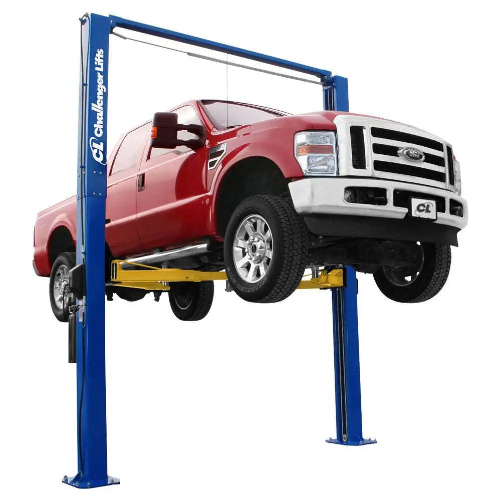 Challenger LE12 HD Symmetric 2 Post Car Lift - 12,000 lbs Capacity for Auto Repair Shops & Garages | Heavy Duty Vehicle Hoist for Trucks, SUVs, and Sedans