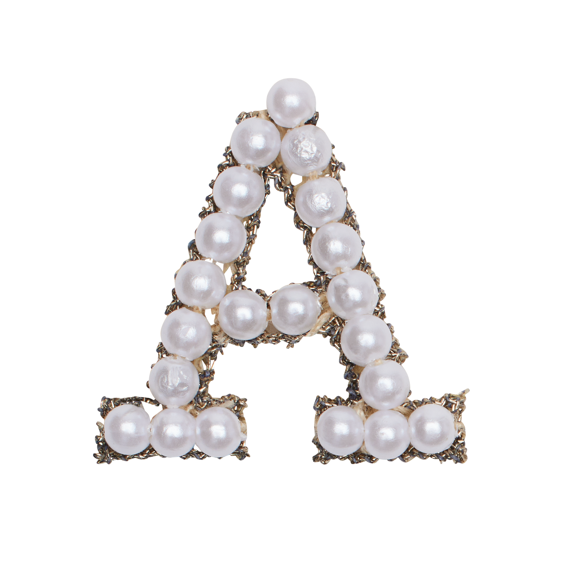 Pearl Letters - Elegant Pearl Alphabet Charms for Jewelry Making, DIY Crafts, and Personalized Gifts | Perfect for Necklaces, Bracelets, and Scrapbooking