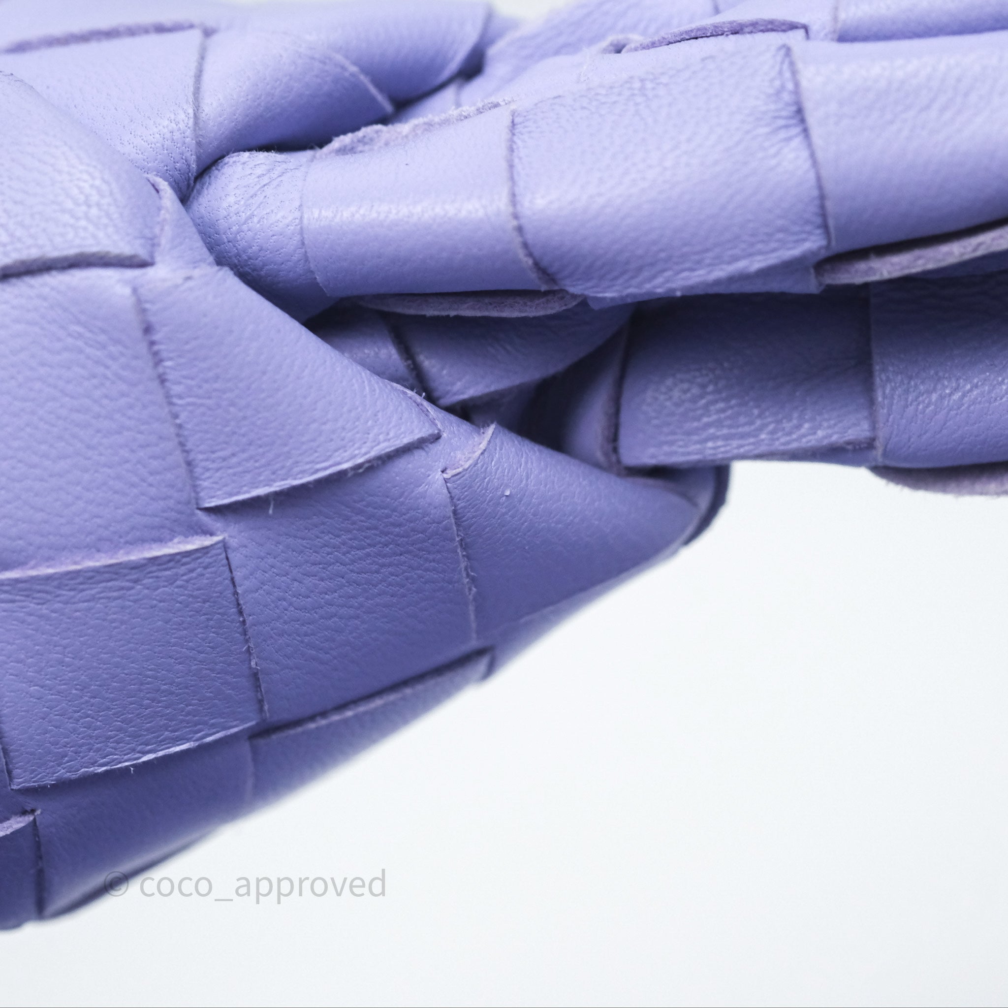 Bottega Veneta Mini Jodie Bag in Purple Intrecciato Lambskin Leather - Perfect for Everyday Use, Date Nights & Special Occasions