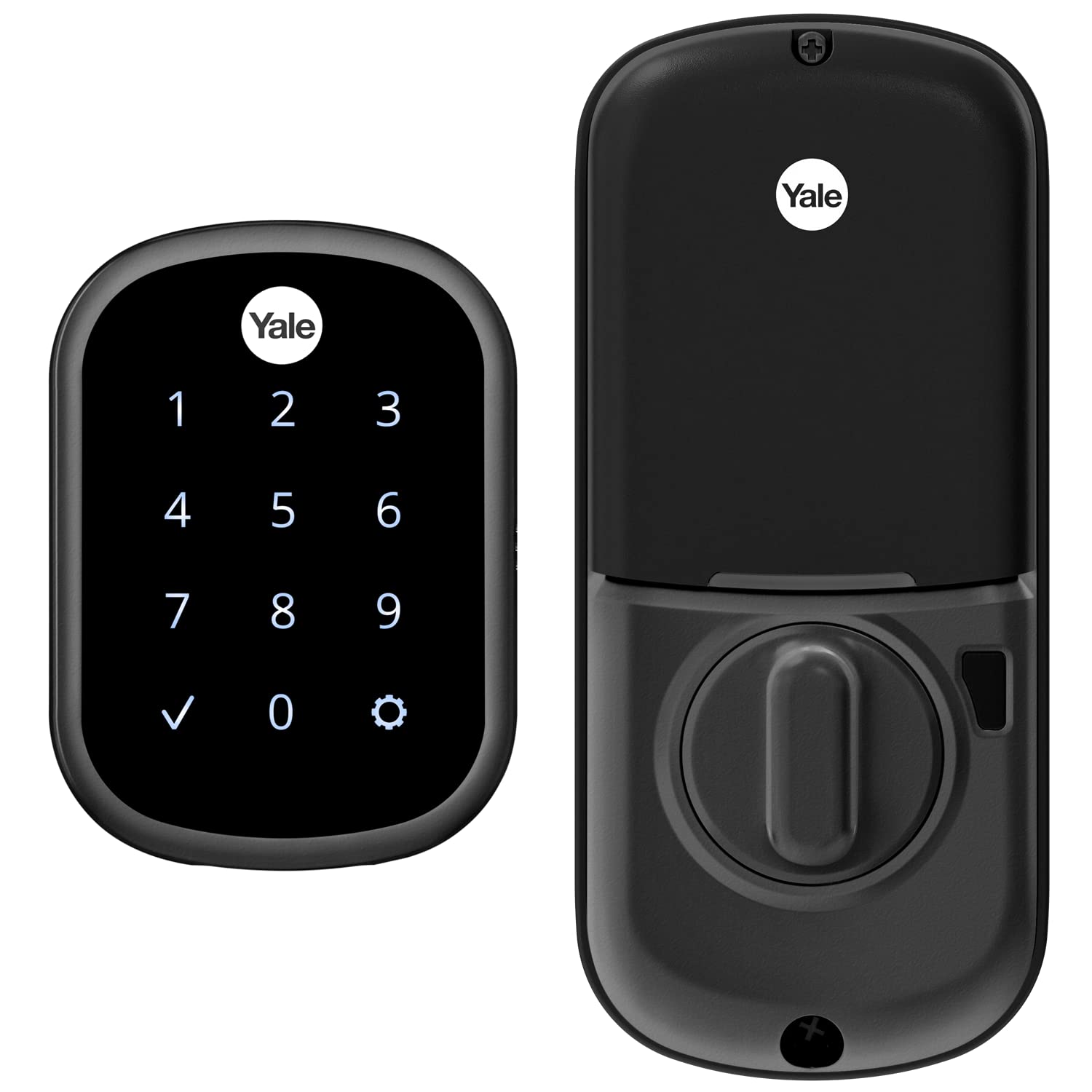 Yale Assure Lock SL - Keyless Smart Door Lock with Touchscreen, Bluetooth & WiFi, Matte Black - Secure Your Home with Key-Free Entry for Front Door, Back Door & Apartment (Works with Alexa & Google Assistant)