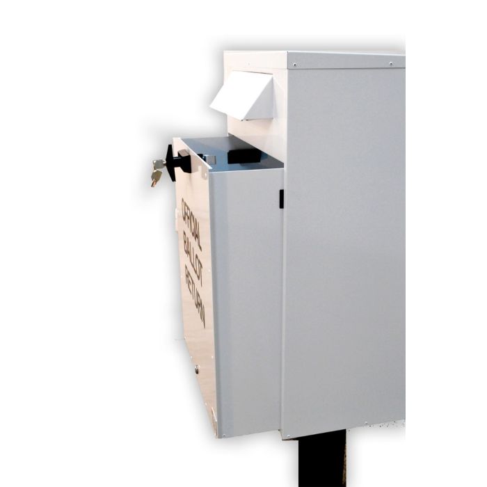 Kingsley 62 0900 Collection Point Post Mount Mail Depository - Secure Outdoor Mailbox for Residential & Commercial Use