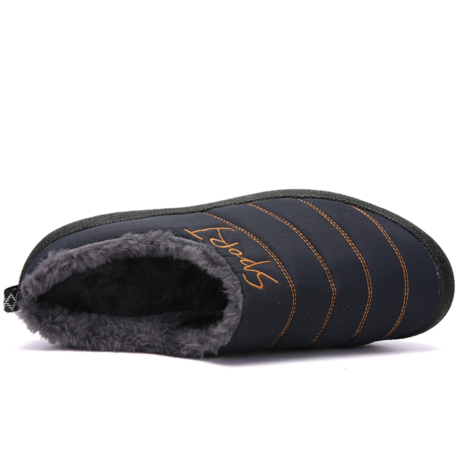 Cozy Winter Slippers for Men & Women - Waterproof Fur-Lined Indoor/Outdoor House Shoes with Anti-Slip Sole - Perfect for Home, Office, and Winter Walking