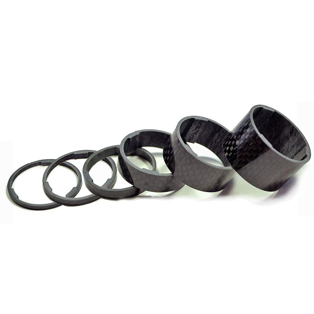 OMNI Racer Worlds Lightest Carbon Bicycle Headset Spacer Set (1-1/8