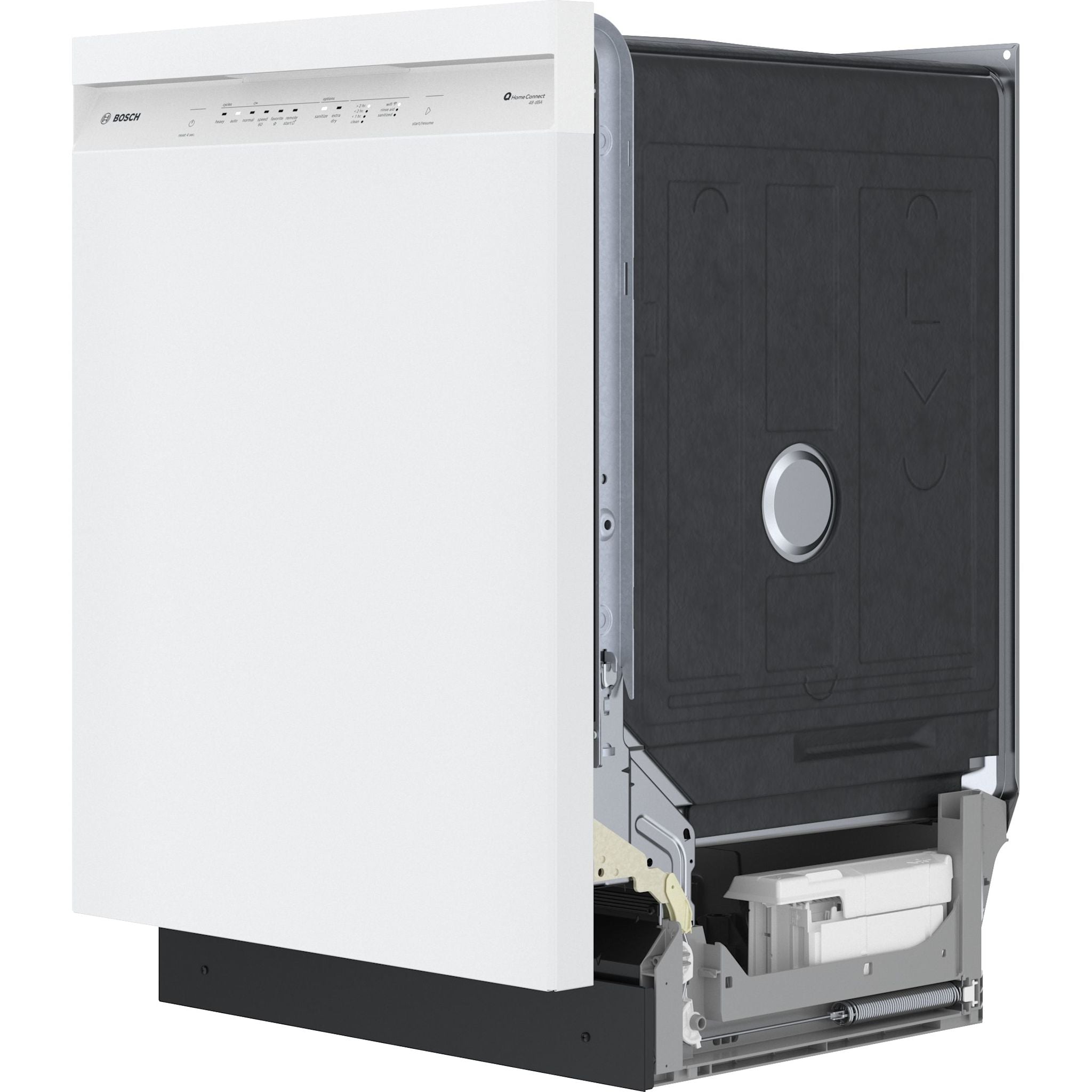 Bosch 300 Series SHE41CM2N Built-In Dishwasher - Stainless Steel Tub, 44 dBA, 16 Place Settings, 3rd Rack, CrystalDry Technology - Perfect for Family Kitchens & Open-Concept Homes