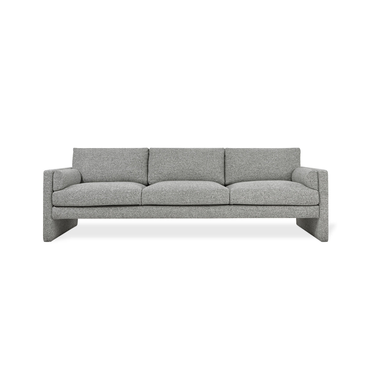 M Co Living Laurel Sofa - Modern Comfortable Sectional Couch for Living Room, Lounge & Family Room - Soft Fabric Upholstery with Sturdy Wooden Frame - Perfect for Small Spaces, Apartments & Home Theater