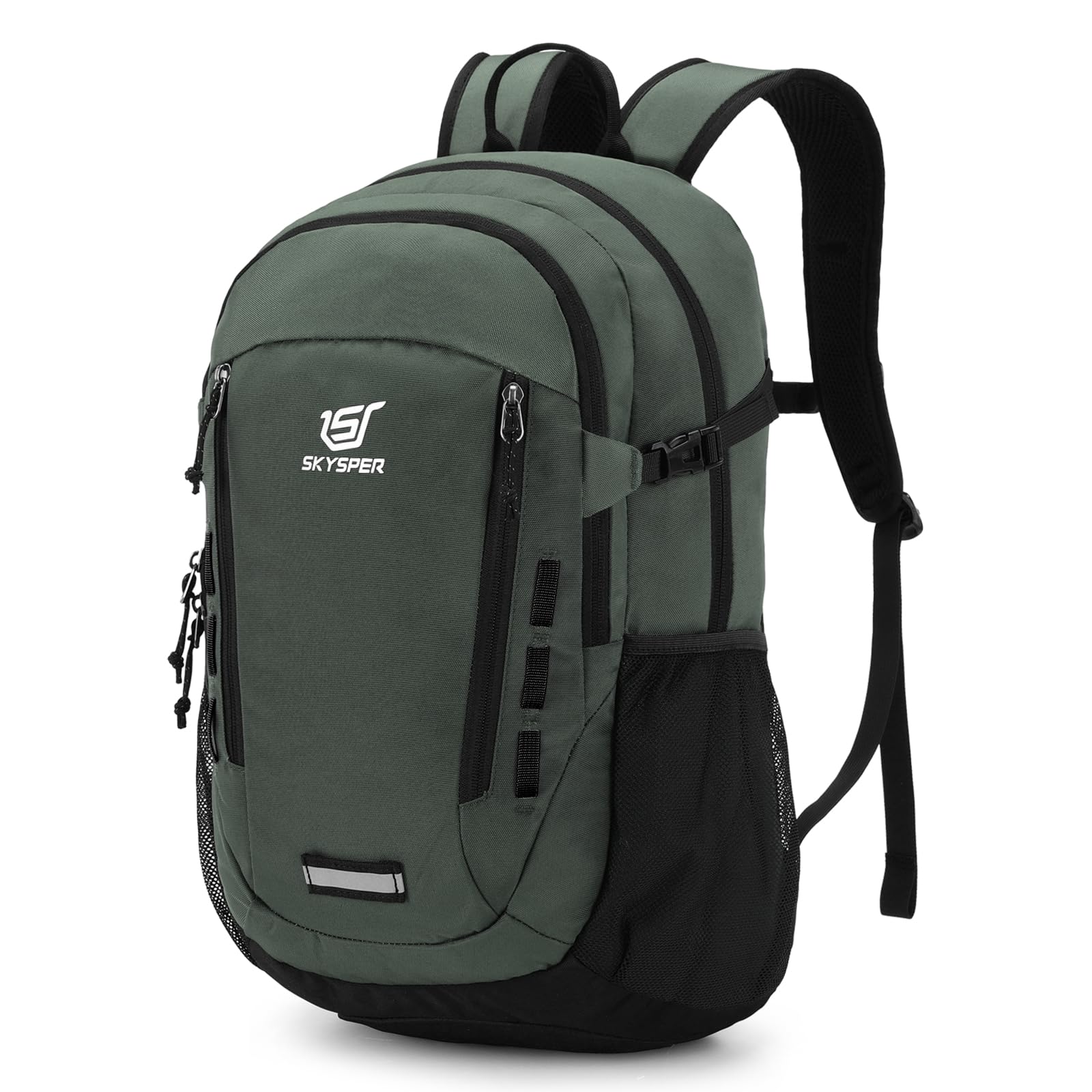 SKYSPER 30L Lightweight Hiking Backpack - Waterproof Travel Daypack for Men & Women (Green) | Perfect for Outdoor Adventures, Camping & Daily Commute