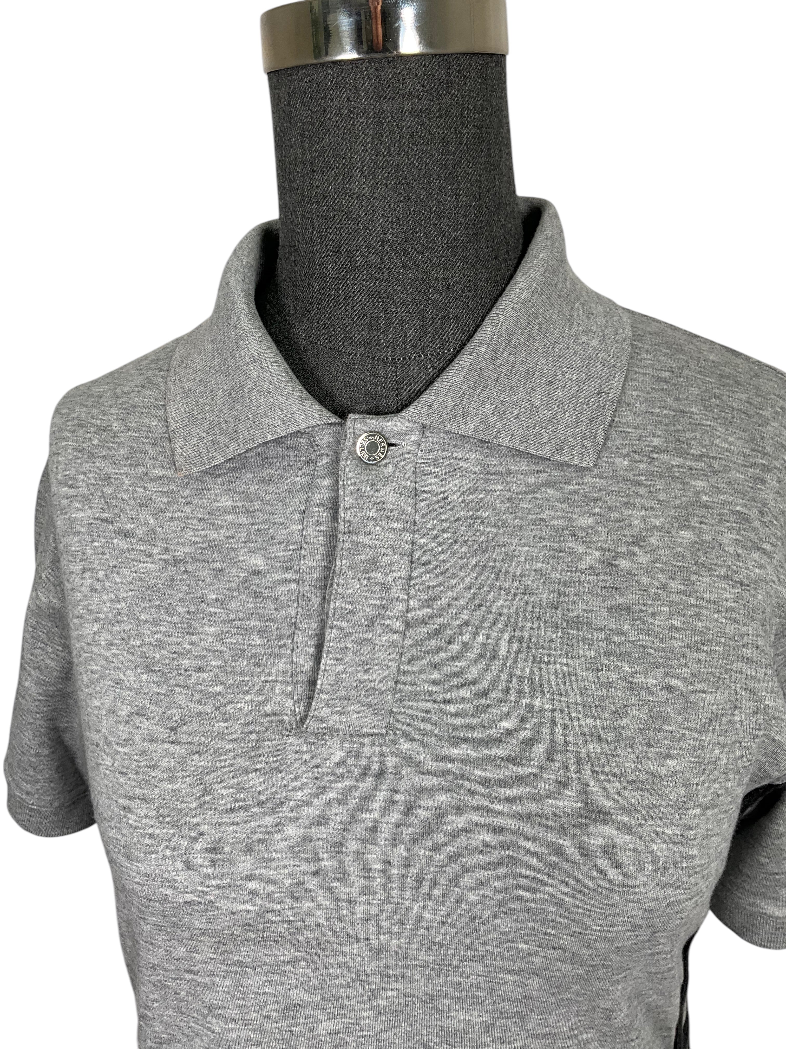 Hermes Cotton Polo Shirt for Men - Classic Fit, Breathable Fabric, Size XS - Perfect for Casual Wear, Golf, and Business Casual Outfits