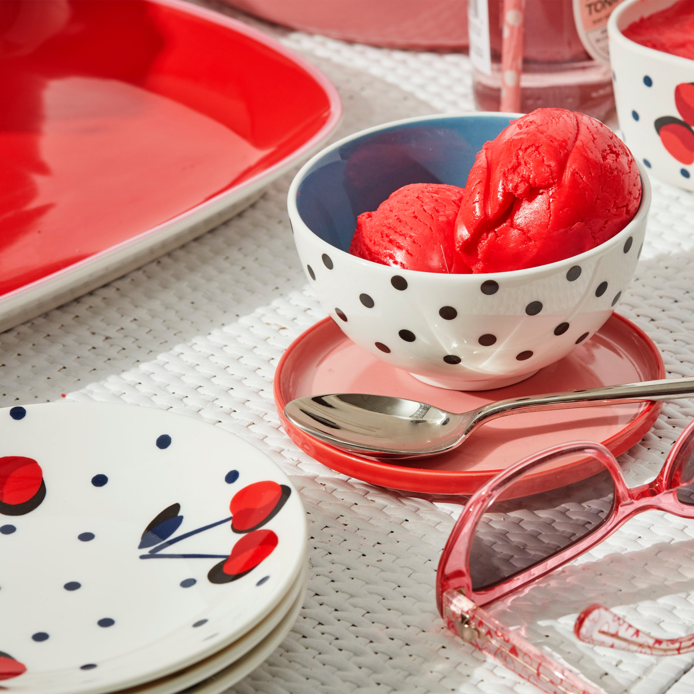 On The Spot 8 Piece Mini Nesting Set - Compact Stackable Bowls for Kitchen Storage, Cooking & Baking | Perfect for Small Spaces, Meal Prep & Organization