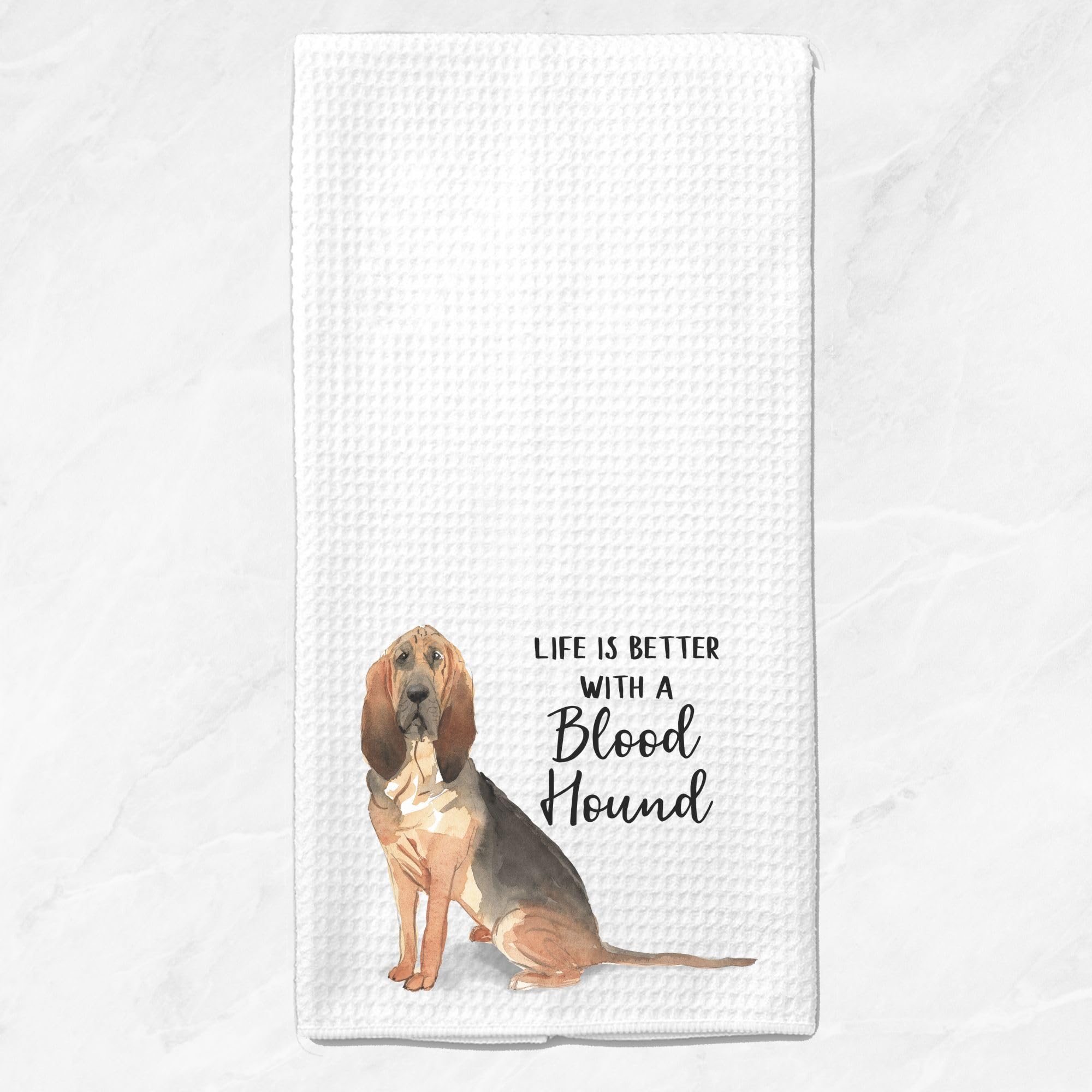 Premium Bloodhound-Themed Microfiber Kitchen Towel Set - Absorbent & Quick-Drying Dish Cloths for Dog Lovers - Perfect Gift for Pet Owners, Home Decor & Kitchen Essentials (2-Pack) - Ideal for Cooking, Cleaning & Decorating Dog-Themed Spaces