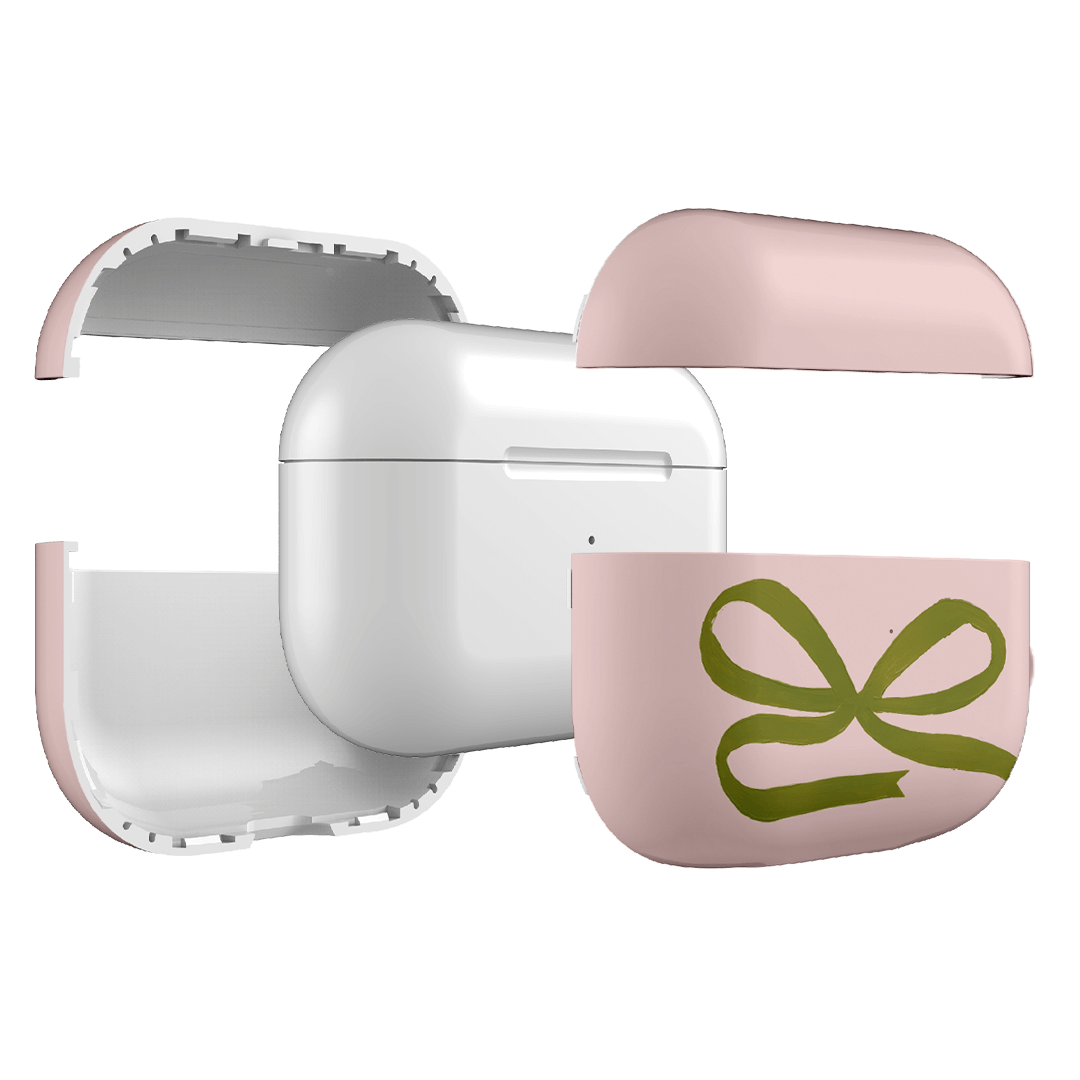 Premium Garden Ribbon AirPods Pro Case - Floral Design Protective Cover for Apple AirPods Pro - Perfect for Outdoor Activities, Travel & Daily Use